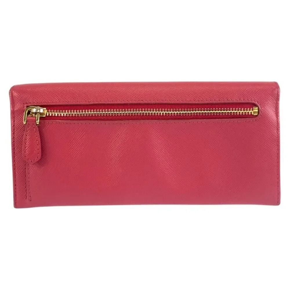Prada Saffiano Ribbon Long Wallet
